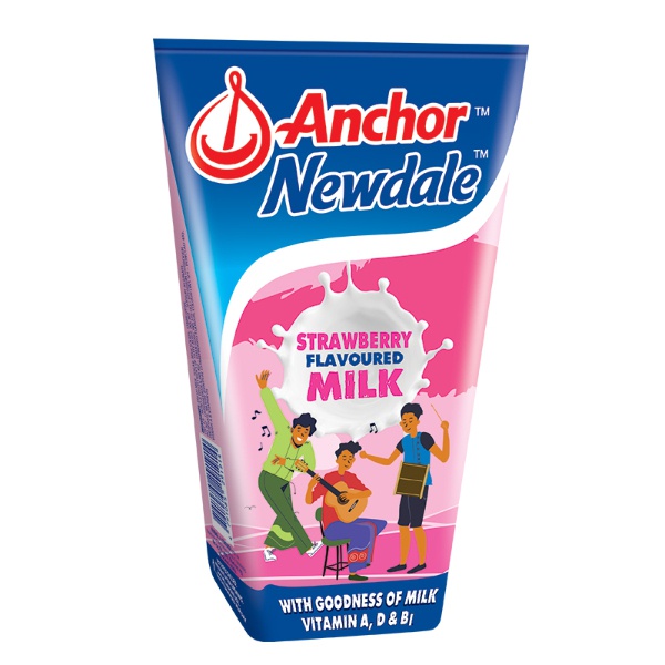Anchor Newdale Milk Strawberry Uht Tetra 180M - ANCHOR - Milk Foods - in Sri Lanka